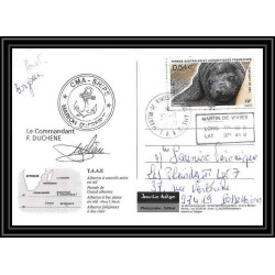 2802 sea elephant terres australes (taaf)-carte postale Dufresne 2 Signé signed op 2008/3 st paul N°510 21/11/2008