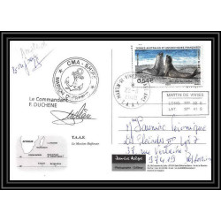 2803 sea elephant terres australes (taaf)-carte postale Dufresne 2 Signé signed op 2008/3 st paul N°509 21/11/2008