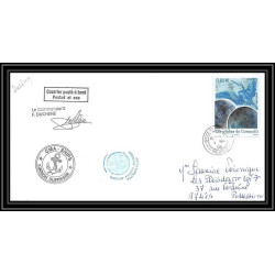 2840 ANTARCTIC terres australes TAAF lettre cover Dufresne 2 Signé signed op 2008/3 durban 1/11/2008