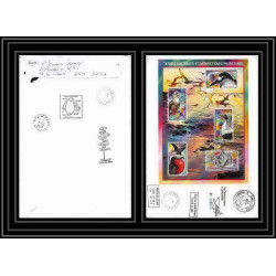 2848 ANTARCTIC terres australes TAAF lettre cover Dufresne 2 Signé signed op 2008/3 st paul BLOC N°21 22/11/2006