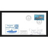 2860 ANTARCTIC terres australes TAAF lettre Dufresne 2 Signé signed kerguelen 6/11/2008 salon philatélique N°520