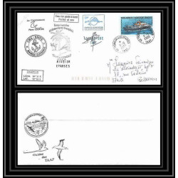 2912 Dufresne 2 Signé signed trommelin 11/5/2009 mission eparses N°520 ANTARCTIC terres australes (taaf) Lettre cover