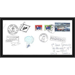 2945 ANTARCTIC terres australes TAAF lettre cover Dufresne 2 Signé signed fortalezza 17/11/2009