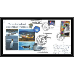 2952 terres australes TAAF lettre Dufresne Signé signed CROZET portes ouvertes 23/11/2009 N°516 coin daté