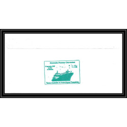 2952 terres australes TAAF lettre Dufresne Signé signed CROZET portes ouvertes 23/11/2009 N°516 coin daté