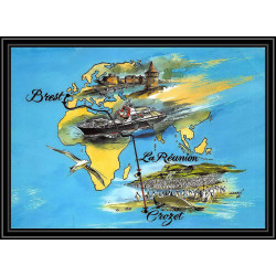 2957 ANTARCTIC terres australes (taaf)-carte postale Dufresne 2 Signé signed CROZET portes ouvertes 23/11/2009 N°520