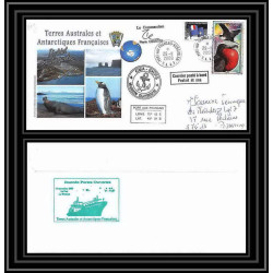 2959 terres australes TAAF lettre Dufresne Signé signed kerguelen portes ouvertes 29/11/2009 N°517 fregate bird