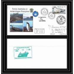 2962 ANTARCTIC terres australes TAAF lettre Dufresne Signé signed kerguelen portes ouvertes 29/11/2009 N°534 petrel bird