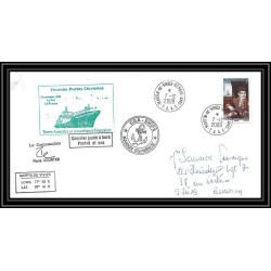 2968 ANTARCTIC terres australes TAAF lettre Dufresne Signé signed st paul portes ouvertes 7/12/2009 N°522