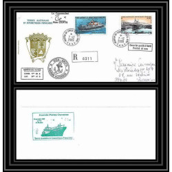 2974 ANTARCTIC terres australes TAAF lettre Dufresne st paul portes ouvertes 7/12/2009 N°520+523 recommandé