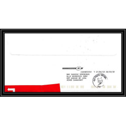 3004 reexpedié refusé au japon Dufresne Signé signed garzon japon (japan) 2010 N°533/534 terres australes (taaf) Lettre 