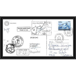 3014 ANTARCTIC terres australes (taaf)-carte postale Dufresne 2 Signé signed op 2010/2 crozet 25/8/2010