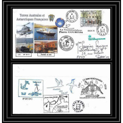 3033 Dufresne 2 Signé signed op 2010/3 crozet 11/11/2010 N°571 ANTARCTIC terres australes (taaf) Lettre cover coin daté