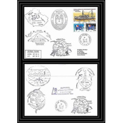 3080 Dufresne 2 CROZET 50 ème mission 13/2/2013 N°604 ANTARCTIC terres australes (taaf) Lettre cover
