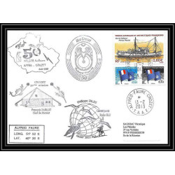 3080 Dufresne 2 CROZET 50 ème mission 13/2/2013 N°604 ANTARCTIC terres australes (taaf) Lettre cover