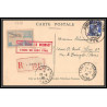 0399/ Carte maximum card France N°754 Journée du timbre Fouquet lyon 30/6/1946 aviation vol bron le bourget vignette