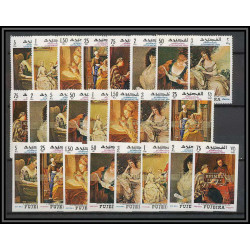033 - fujeira - michel** N°276 291 A/B dont non dentelé ** (imperforate) 3 series
