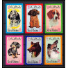 034 - Ras Al Khaima - Mi - N°567/572 B ** Chiens (chien dog dogs) Non dentelé imperf
