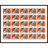 035x - Umm al Qiwain - Mi - N°210/217 B ** Chiens dogs feuille complete (sheet) Non dentelé imperf 