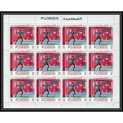 036a - Fujeira Mi N°311/319 A scenes from Shakespeare theatre feuille complete (sheet) MNH **