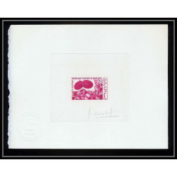 0925 Epreuve d'artiste artist proof Mauritanie Mauritania 242 balanites aegyptiaca Dattier fruit Signé signed combet