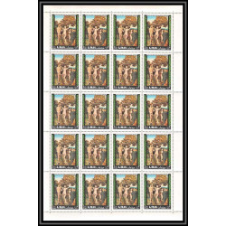039a - Ajman - Mi N°281/284 A. MNH ** DURER adam et eve Tableaux - peinture (painting) feuilles (planches sheets)