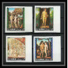 040 - Ajman - Mi N°281/284 B non dentelé MNH ** (Imperf) DURER adam et eve Tableaux - peinture (painting) 