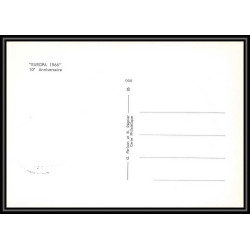 2007/ Carte maximum card France N°1490/1491 Europa 1966 édition parison fdc