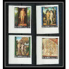 040a - Ajman - Mi N°281/284 B MNH ** DURER adam et eve Tableaux - peinture (painting) coin de feulle