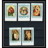 041 - Ajman - MNH ** Mi N°327/331 B Madones - madonna raphael Tableaux - peinture (painting) Non dentelé imperf