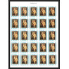041c - Ajman MNH ** Mi N°327/331B MADONE peinture botticelli Non dentelé imperf feuille complète full sheet