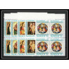 042b - Ajman - MNH ** Mi N°327/331 A Madones - madonna raphael/botticelli Tableaux (painting) bloc 4