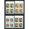 042b - Ajman - MNH ** Mi N°327/331 A Madones - madonna raphael/botticelli Tableaux (painting) bloc 4