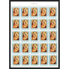 042c - Ajman - MNH ** Mi N°327/331 A Madones madonna peinture (painting) feuille complète full sheet cote 125 euros