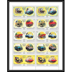 043b - Sharjah - MNH ** Mi N°770/779 A Voiture ( european Cars ) feuilles (planches sheets)
