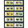 044 - Sharjah - MNH ** Mi N°770/779 B Voiture ( european Cars ) Non dentelé imperf