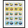 045b - Sharjah - MNH ** Mi N°781/790 A Voiture ( american Cars ) feuilles (planches sheets)