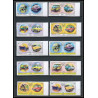046 - Sharjah - MNH ** Mi N°781/790 B Voiture ( american Cars ) Non dentelé imperf