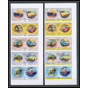 046A - Sharjah - MNH ** Mi N°781/790 B Voiture ( american Cars ) Non dentelé imperf