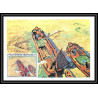 2755/ Carte maximum card France N°1733 Tableau (Painting) Les péniches andré Derain edition cef 1972