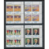 049c - Fujeira - MNH ** Mi N°529/532 A jeux olympiques olympic games coubertin bloc 4 munchen 72