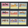 052a - Umm al Qiwain - MNH ** Mi N°314/322 cheval (chevaux horse horses)