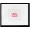 0979 Epreuve d'artiste artist proof centrafricaine y&t 95 Beechcraft Baron avion (plane planes) Signé signed autograph