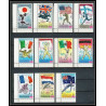 057a - Yemen royaume - MNH ** Mi N°517/527 A jeux olympiques (summer olympic games) escrime fencing velo cheval horse