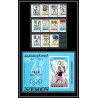 057z - Yemen royaume - MNH ** Mi N°517/527 A + BF 94 jeux olympiques olympics escrime fencing velo cheval horse
