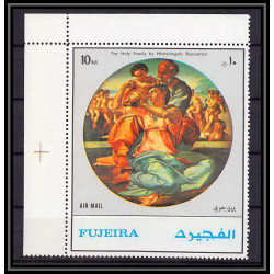 062 - Fujeira - MNH ** Mi N°1530 A - timbre geant - Tableau (Painting) Miangelo