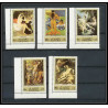 065a - Fujeira - MNH ** Mi N°1006 /1010 A Tableau tableaux gauguin french paintings nus nudes 