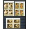 065b - Fujeira - MNH ** Mi N°1006 /1010 A Tableau tableaux gauguin french paintings nus nudes bloc 4