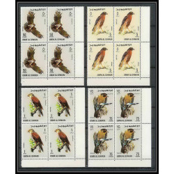 066b - Umm al Qiwain - MNH ** Mi N°225/232 A oiseaux (rapaces) Birds of prey BLOC 4