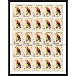 066c - Umm al Qiwain - MNH ** Mi N°225/232 A oiseaux (rapaces) Birds of prey feuilles sheets cote 225 euro